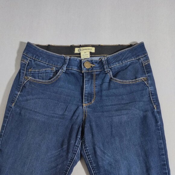 Democracy jeans women's size 10 ink blue colour "Ab"solution flare mid rise - Picture 2 of 15